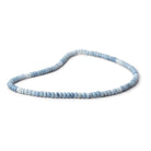 4.5 - 5.5mm Owyhee Blue Opal Faceted Rondelle Beads 16 inch 124 pieces - Beadsofcambay.com