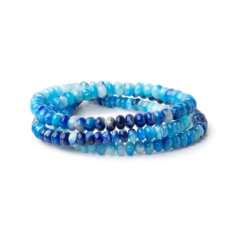 4.5 - 5mm Afghanite Plain Rondelles 18 inch 160 Beads AAA - Beadsofcambay.com