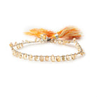 4.5 - 6.5mm Imperial Topaz Faceted Pear Beads 8 inch 44 pieces - Beadsofcambay.com