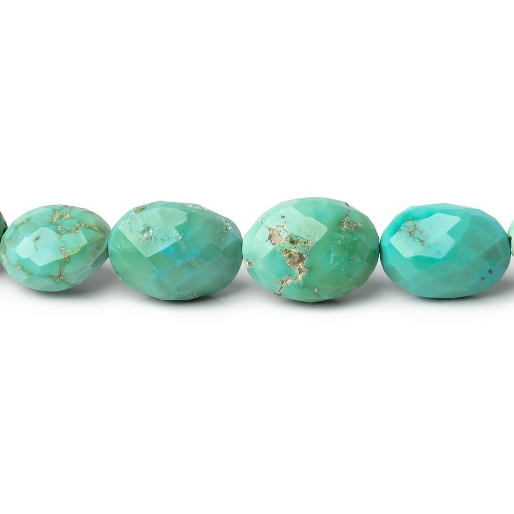 4.5x4-12.5x9.5mm Sleeping Beauty Turquoise Faceted Nuggets 17 inch 46 Beads - Beadsofcambay.com