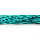 1mm Turquoise Howlite Plain Tube Beads 15.5 inch 350 pieces - BeadsofCambay.com