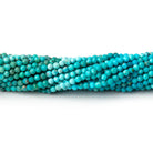 2.4mm Multi Color Turquoise Micro Faceted Rounds 12.5 inch 144 Beads AA - BeadsofCambay.com