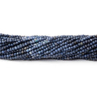 2mm Shaded Blue Sapphire Micro Faceted Round 12.5 inch 185 Beads - BeadsofCambay.com