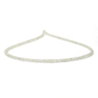 2-4mm Pale Yellow Sapphire Faceted Rondelle Beads 16 inch 227 pieces - BeadsofCambay.com