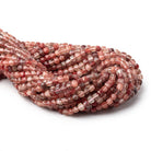 4mm Andesine Micro Faceted Cube Beads 12 inch 75 pieces - Beadsofcambay.com