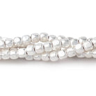 4mm Brushed Cube Beads with Rounded Corners - Beadsofcambay.com