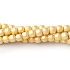 4mm Brushed Round Beads - Beadsofcambay.com