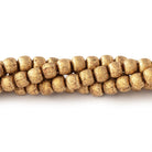 4mm Brushed Round Beads - Beadsofcambay.com