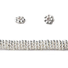 4mm Daisy Spacer Beads 8 inch 155 pieces - Beadsofcambay.com