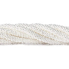 4mm Daisy Spacers with Sterling Silver Base 4 inch 76 Beads - Beadsofcambay.com