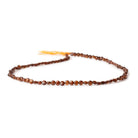 4mm Hessonite Garnet Checkerboard Faceted Calibrated Coins 12.5 inch 87 Beads AA - Beadsofcambay.com