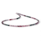 4mm Multi Color Spinel Plain Rondelle Beads 18 inch 175 pieces AAA - Beadsofcambay.com