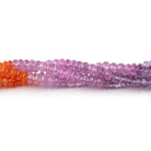 4mm Multi Gemstone Plain Rondelle 18 inch 206 Beads AAA - Beadsofcambay.com