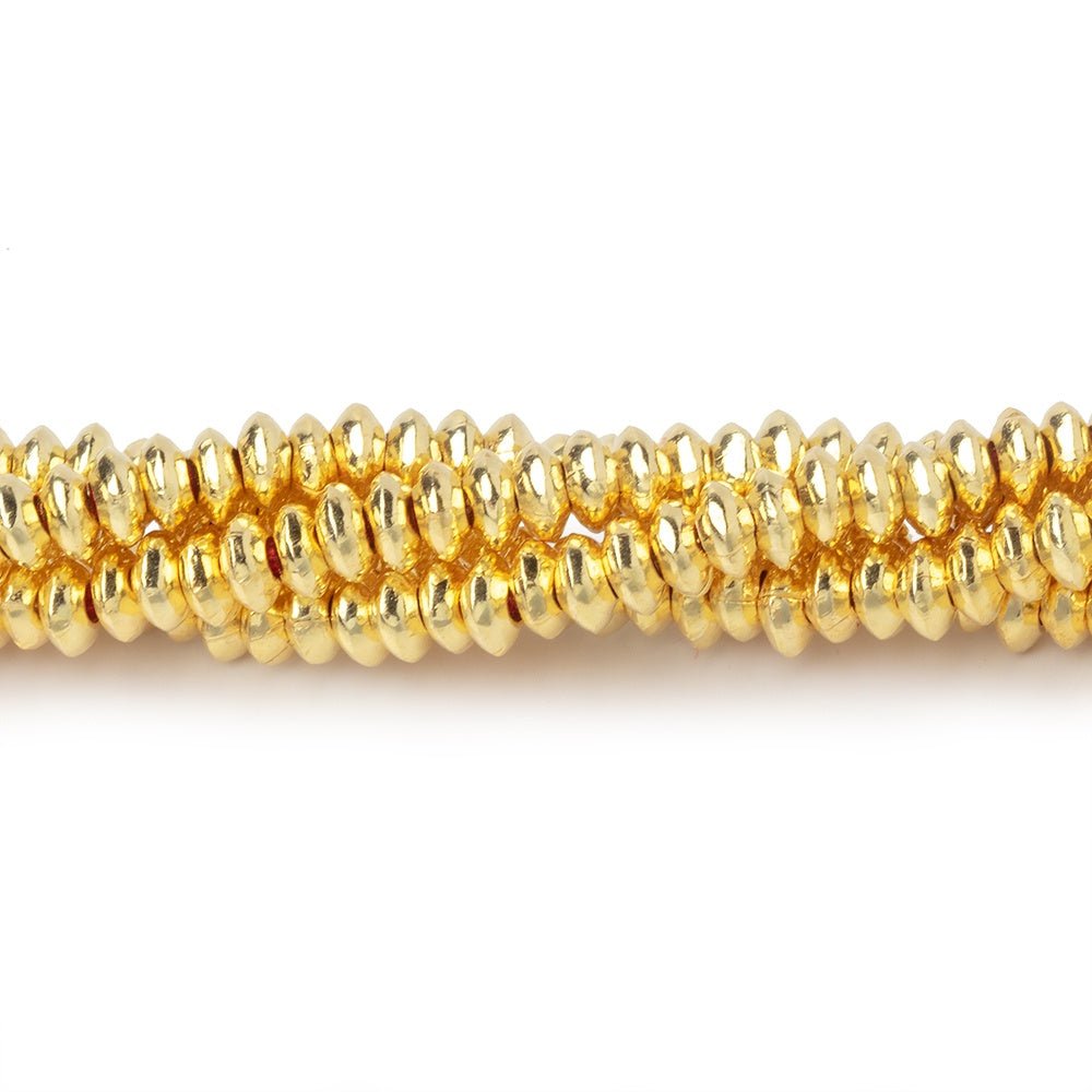 4mm Polished Disc Beads - Beadsofcambay.com