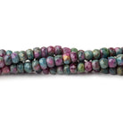 4mm Ruby in Kyanite Faceted Rondelle Beads 14 inch 128 pieces - Beadsofcambay.com