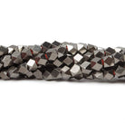 4mm Shiny Faceted Nugget Beads 8 inch 47 pieces - Beadsofcambay.com