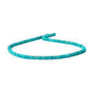 4mm Sleeping Beauty Turquoise Faceted Rondelle 16 inch 175 Beads - Beadsofcambay.com