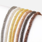 4mm Twisted Jump Rings on an 8 inch Strand - Beadsofcambay.com