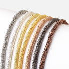 4mm Twisted Jump Rings on an 8 inch Strand - BeadsofCambay.com