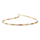 4x3 - 6.5x4mm Multi Color Golden Zircon Faceted Tear Drop 16 inch 70 Beads AA - Beadsofcambay.com