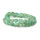 4x4 - 8.5x6mm Emerald Plain Nugget 18 inch 66 Beads AAA - Beadsofcambay.com