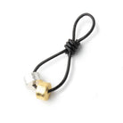 4x8mm Brushed Tube Set of 4 Beads - BeadsofCambay.com