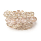 5 - 12mm Rutilated Quartz Plain Round Beads 16 inch 54 pieces - Beadsofcambay.com