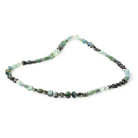 5 - 5.5mm Green & Indicolite Tourmaline Faceted Coin 16 inch 72 Beads AA - Beadsofcambay.com