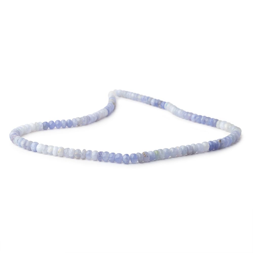 5-5.5mm Hackmanite Plain Rondelle Beads 18 inch 138 pieces - Beadsofcambay.com