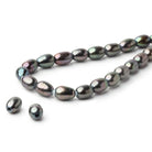 5 - 5.5mm Oval Freshwater Pearl with 1.5mm Large Hole - 15.5 inch Strand - Beadsofcambay.com