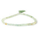 5 - 5.5mm Prehnite Plain Cube Beads 16 inches 78 pieces - Beadsofcambay.com