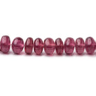 5 - 5.5mm Rhodolite Garnet Plain Rondelle Beads 18 inch 130 pieces AAA - Beadsofcambay.com