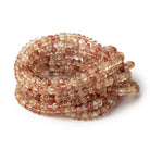 5 - 5.7mm Oregon Sunstone Faceted Rondelle Beads 16 inch 105 pieces AAA - Beadsofcambay.com