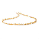 5 - 6.5mm Citrine Checkerboard Faceted Oval 16 inch 65 Beads - Beadsofcambay.com