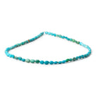 5 - 6.5mm Sleeping Beauty Turquoise Plain Ovals 15.5 inch 65 Beads - Beadsofcambay.com