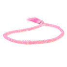 5 - 6mm Pink Ethiopian Opal Plain Rondelle 16 inch 145 Beads - Beadsofcambay.com