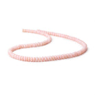 5-7mm Pink Peruvian Opal Plain Rondelle Beads 18 inch 115 pieces AA - Beadsofcambay.com