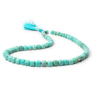 5-7mm Sleeping Beauty Turquoise Plain Cubes 16 inch 65 Beads AAA - Beadsofcambay.com