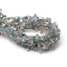 5 - 8mm Bi - Color Indicolite Tourmaline Slice Beads 7.75 inch 52 pieces - Beadsofcambay.com