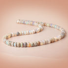 5 - 8mm Ethiopian Opal with Matrix Plain Rondelle 17.25 inch 75 Beads AA - Beadsofcambay.com