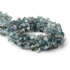 5 - 8mm Indicolite Tourmaline Slice Beads 7.75 inch 48 pieces - Beadsofcambay.com