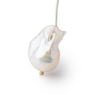 20-23mm White Ultra Baroque Freshwater Pearl 1 Focal AA - BeadsofCambay.com