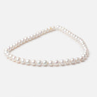 7.5-8.5mm Off White Chinese Akoya Saltwater Pearls 15.5 inch 52 pieces A - BeadsofCambay.com