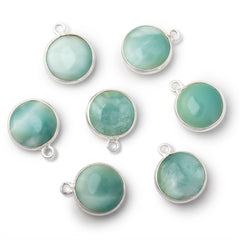 Bezel Set Gemstone Focal Beads