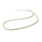 1-2.5mm Yellow Raw Diamond Cube Beads 15 inch 245 pieces - BeadsofCambay.com