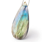 53x23mm Labradorite Faceted Pear 1 Focal Piece AA - Beadsofcambay.com