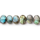 8x6mm Labradorite Faceted Oval Beads 8 inch 30 pieces - BeadsofCambay.com