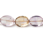 13.5-17mm Ametrine Faceted Oval Beads 16 inch 27 pieces AA - BeadsofCambay.com