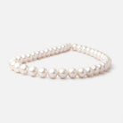 9.5-11mm Off White Near Round Freshwater Pearls 15.75 inch 40 Beads - BeadsofCambay.com