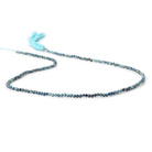 2mm Montana Sapphire Micro Faceted Round 12.5 inch 180 Beads - BeadsofCambay.com